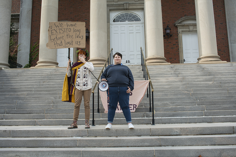 Trump administration proposal sparks trans rights rally on Quad