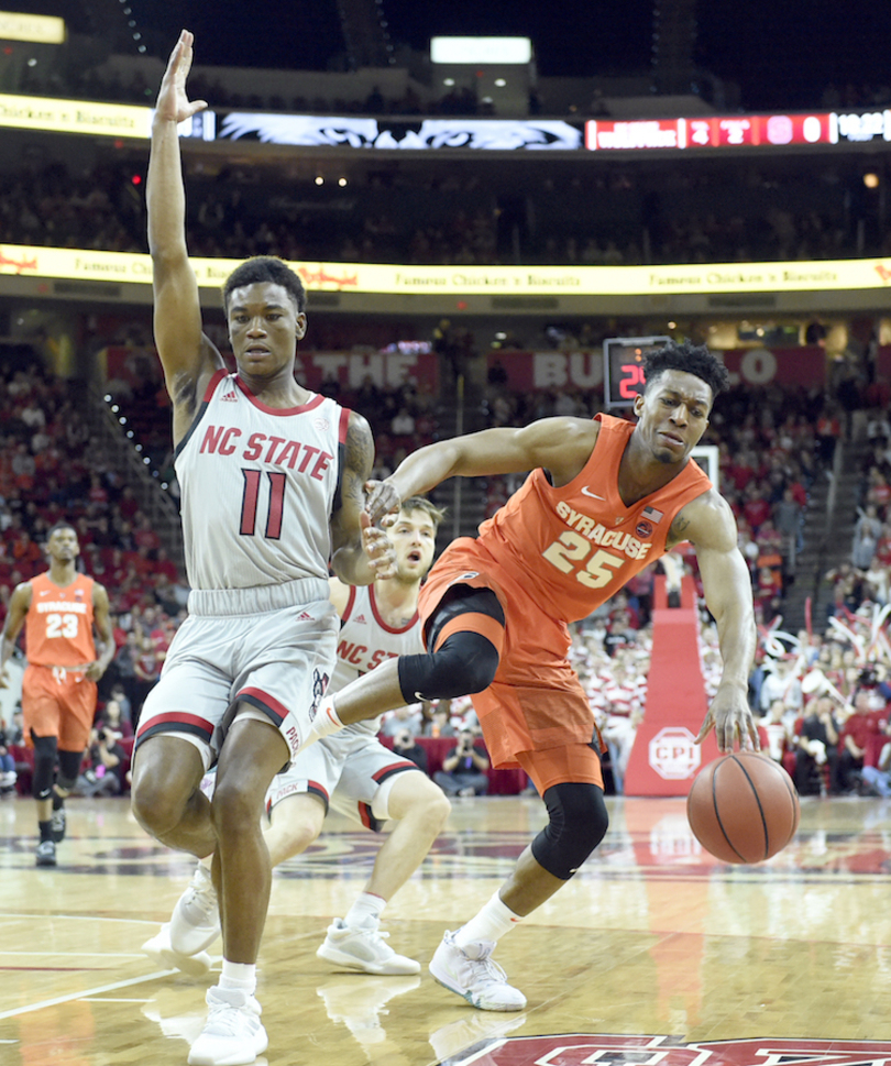 Syracuse offense shut down at North Carolina State in 73-58 loss