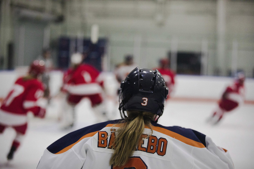 After adjusting to life in the US, Amanda Bäckebo is playing her best hockey