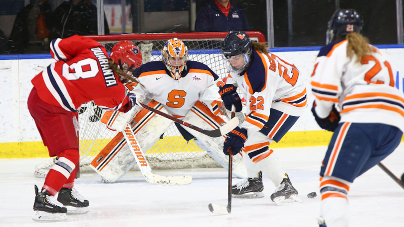 Physical defense keys Syracuse’s 1st-ever CHA title against Robert Morris