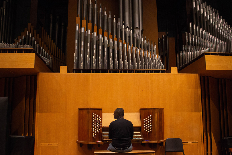 SU student organist gears up for 1st solo recital