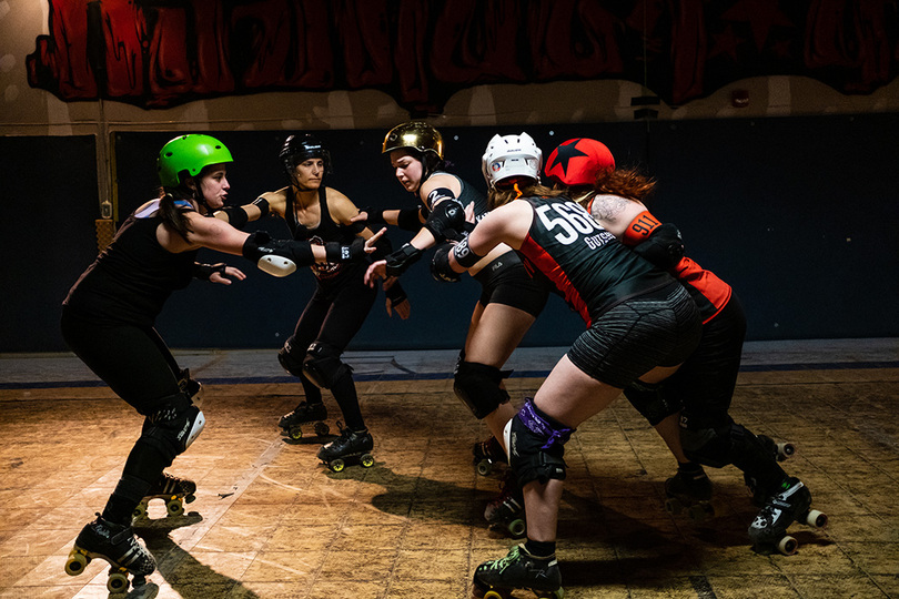 Assault City Roller Derby kicked off their season on International Women’s Day