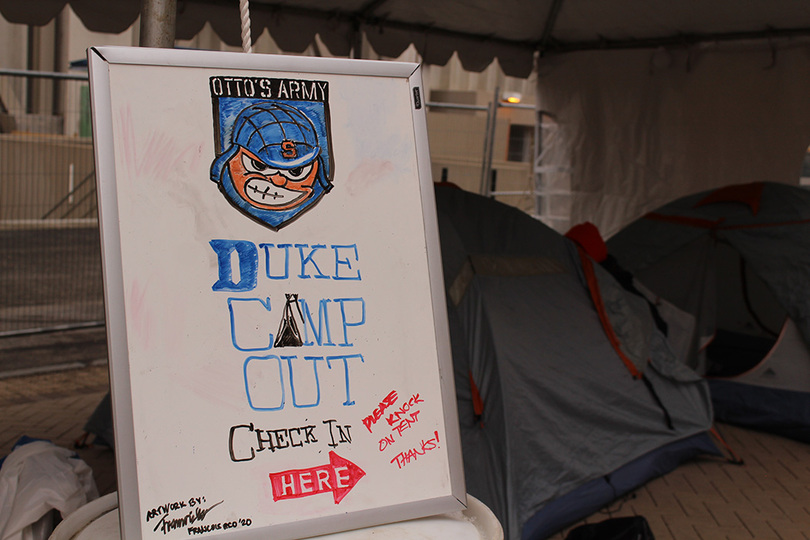 ‘Cool Kids’ claim top spot at Otto’s Army campout before Syracuse-Duke game