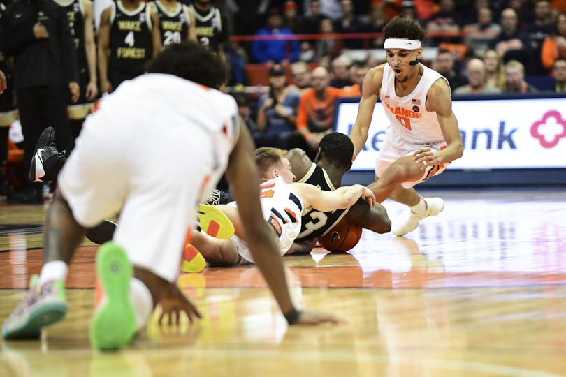 Brycen Goodine&#8217;s game-winning putback lifts Syracuse over Wake Forest, 75-73