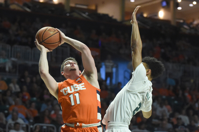 Syracuse falls to Miami, 69-65, in overtime to close regular season