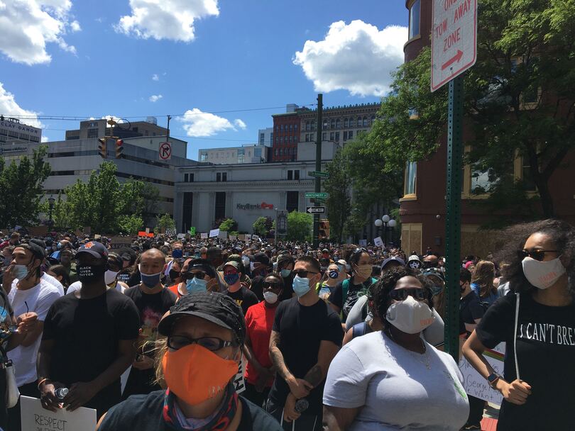 Over 1,000 people march in Black Lives Matter protest