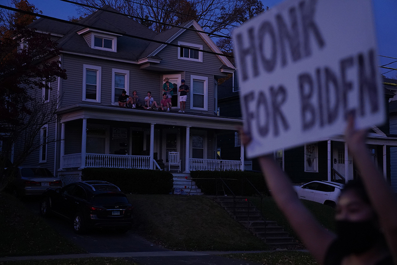 Students celebrate Biden victory, list expectations for next 4 years