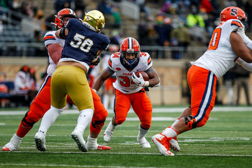 SU running backs have career day in loss to Notre Dame