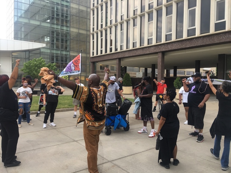 Syracuse community members march to honor George Floyd 1 year after his murder