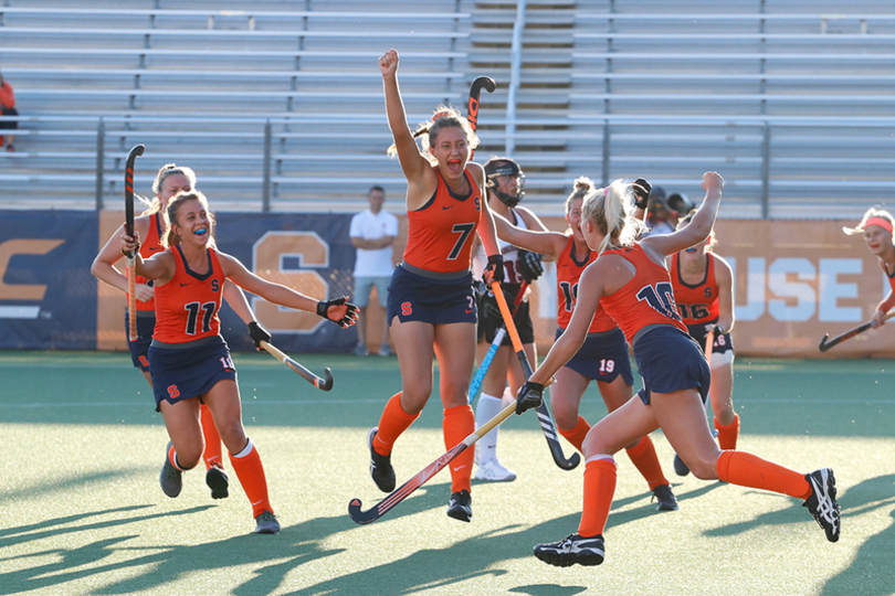 Syracuse overcomes penalty corner struggles to defeat Colgate 3-0