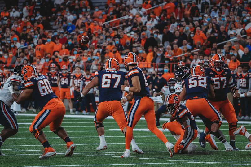 Garrett Shrader leads SU to come-from-behind 41-36 win over Virginia Tech