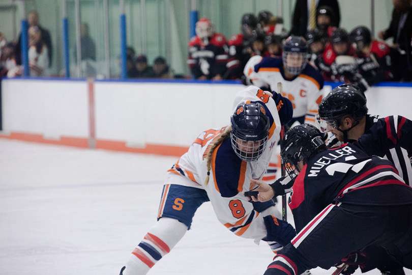 Syracuse senior Lauren Bellefontaine named CHA Forward of the Month