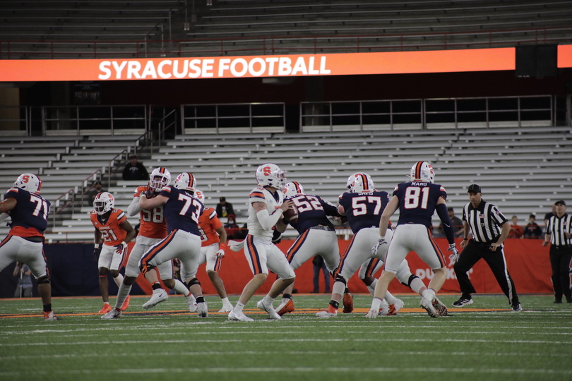 Observations from Syracuse’s spring game: Tucker, Shrader scratched, big plays galore