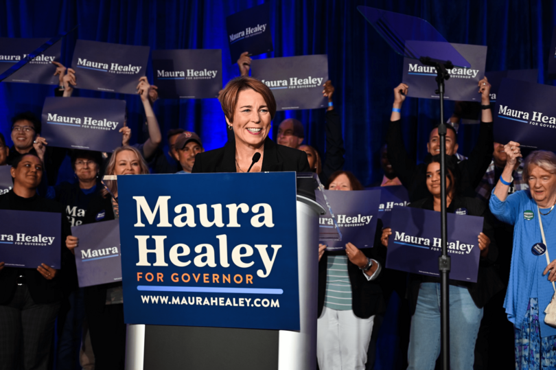 Maura Healey marks history as the 1st openly lesbian governor elected