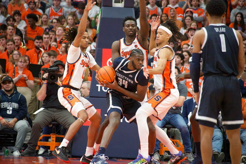 Syracuse comes back with 1st-half run, defeats Georgetown, 83-64