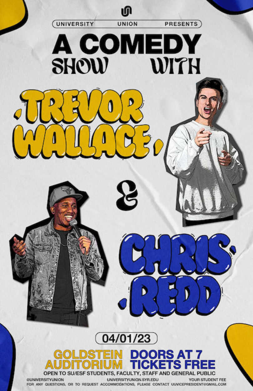 Trevor Wallace, Chris Redd to headline University Union comedy show for April Fools&#8217; Day