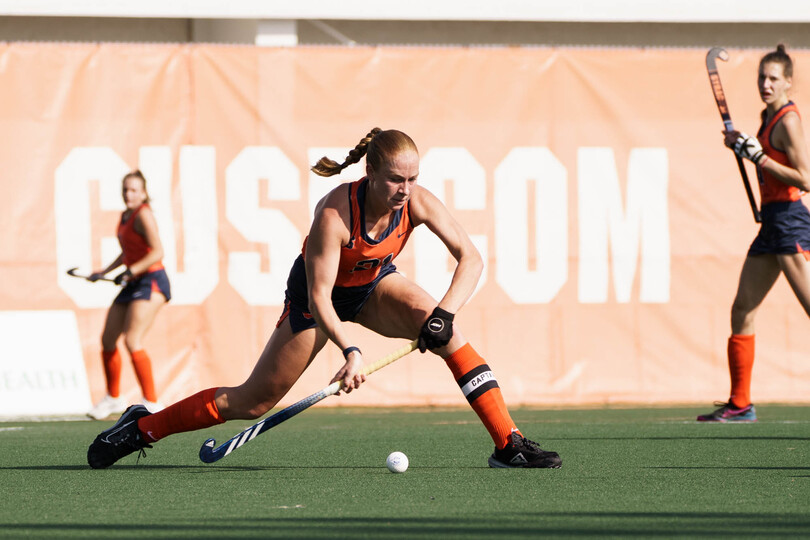 Eefke van den Nieuwenhof learned how to take penalty corners from her mom